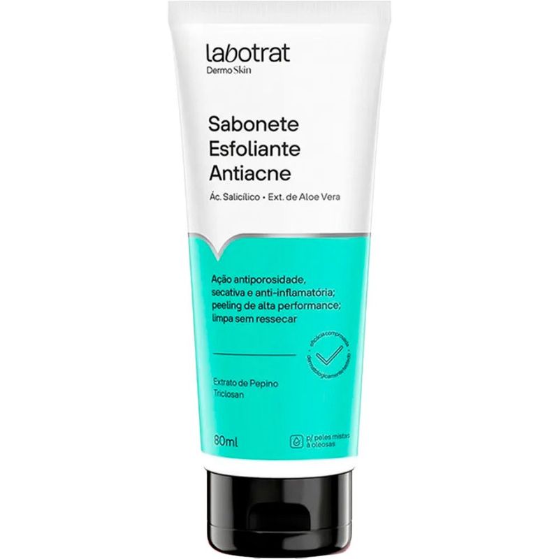 sabonete esfoliante labotrat antiacne 80ml