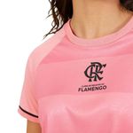camisa feminina flamengo braziline frequencia rosa m (mp)
