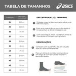 tênis casual masculino n°42 asics japan s branco azul (mp)