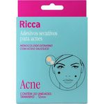 adesivo secativo para acnes ricca flor e estrelas 20 unidades
