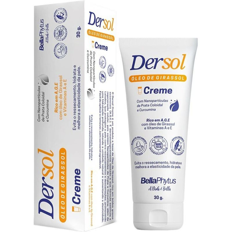 creme óleo de girassol dersol 30g