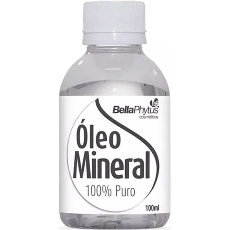 óleo mineral 100% puro 100ml bellaphytus