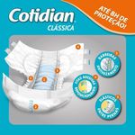 fralda adulto g cotidian clássica 8 unidades