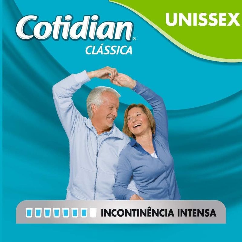 fralda adulto xg cotidian clássica 8 unidades
