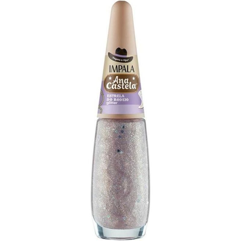 esmalte impala ana castela estrela do rodeio glitter 7,5ml