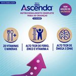 fórmula infantil ascenda nestlé 3 a 10 anos sem sabor 800g