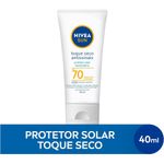 kit nivea rotina de autocuidado facial protetor solar fps 70 40ml + sabonete em gel 150g