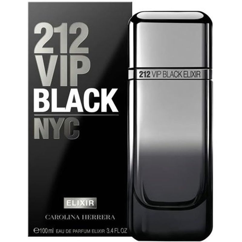 perfume masculino carolina herrera 212 vip black elixir edp 100ml