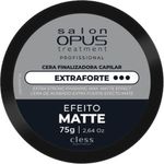 cera finalizadora capilar cless salon opus efeito matte extra forte 75g