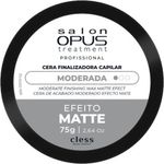 cera finalizadora capilar cless salon opus efeito matte moderada 75g