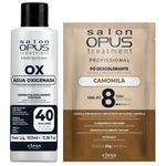 kit clareador de pelos cless salon opus camomila