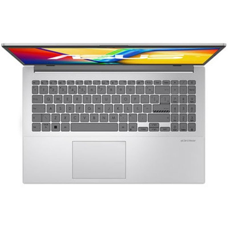 notebook asus 256gb cor prata intel core i3 windows 11 tela 15,6" e1504ga-nj441w