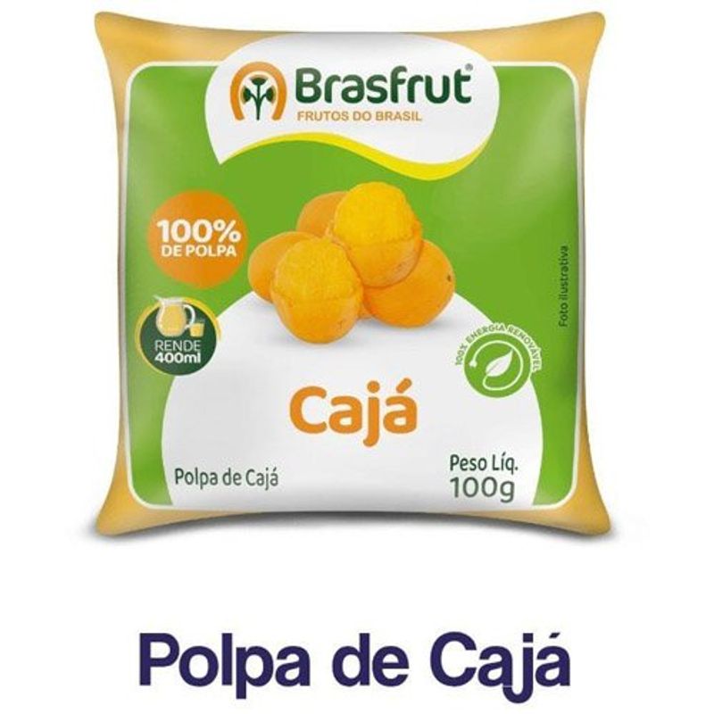 polpa de cajá brasfrut 100g