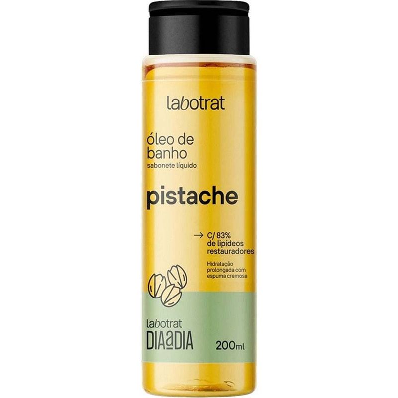 sabonete líquido óleo de banho labotrat dia a dia pistache 200ml