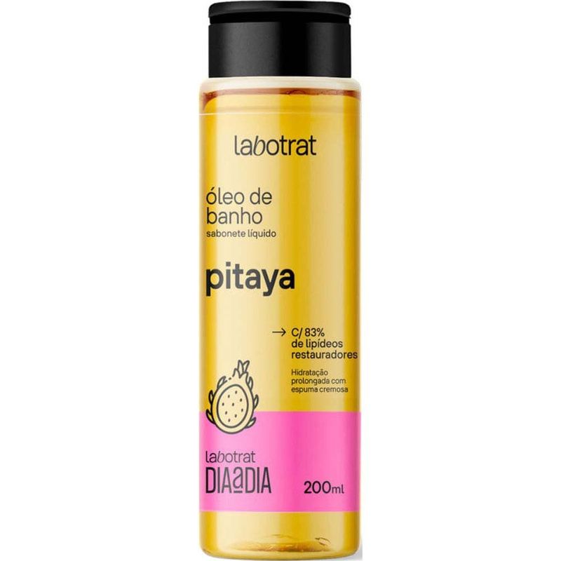 sabonete líquido óleo de banho labotrat dia a dia pitaya 200ml