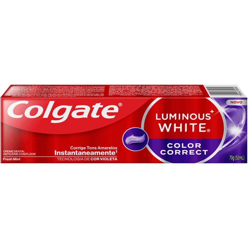 Creme Dental Colgate Luminous White Color Correct 70g