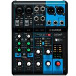mesa de som yamaha 6 canais com efeito mg06x (mp)