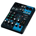 mesa de som yamaha 6 canais com efeito mg06x (mp)