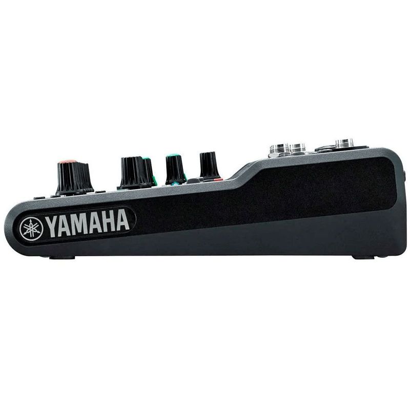 mesa de som yamaha 6 canais com efeito mg06x (mp)