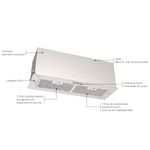 coifa de embutir tramontina incasso 127v inox 95800015