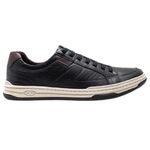 tênis casual masculino n°40 democrata denim jay preto (mp)