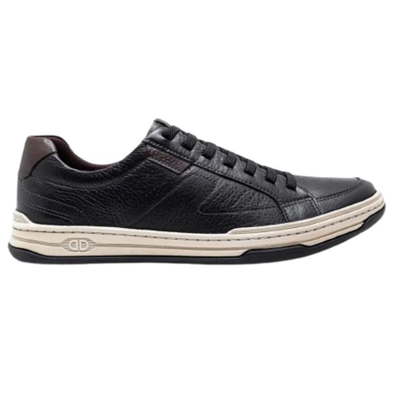 tênis casual masculino n°40 democrata denim jay preto (mp)