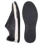 tênis casual masculino n°40 democrata denim jay preto (mp)