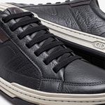 tênis casual masculino n°40 democrata denim jay preto (mp)