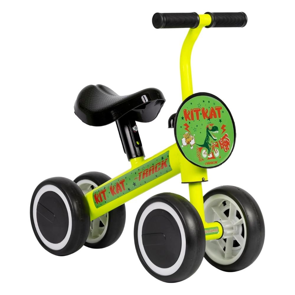Bicicleta De Equilíbrio TK3 Track Kit Kat Até 20kg Amarelo (MP)