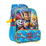 mochila xeryus patrulha canina 40cm azul 15323 (mp)