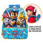 mochila xeryus patrulha canina 40cm azul 15323 (mp)