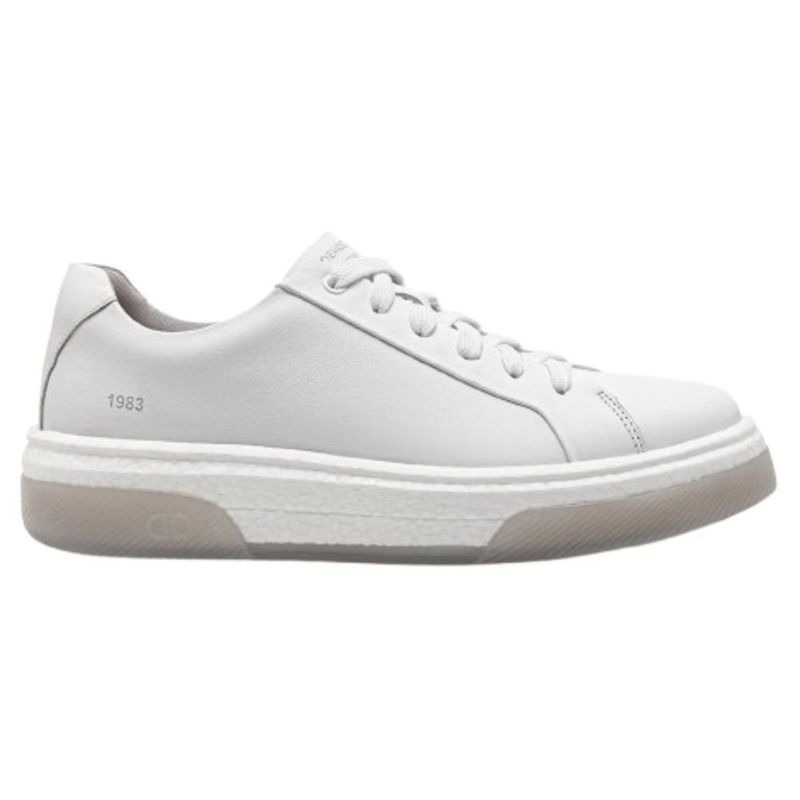 tênis casual masculino n°43 democrata pulse beat branco (mp)