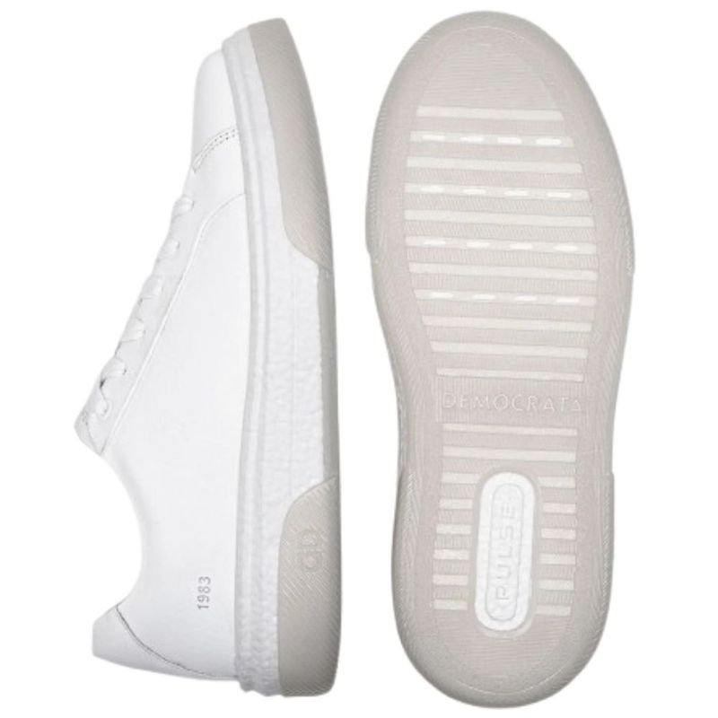 tênis casual masculino n°43 democrata pulse beat branco (mp)