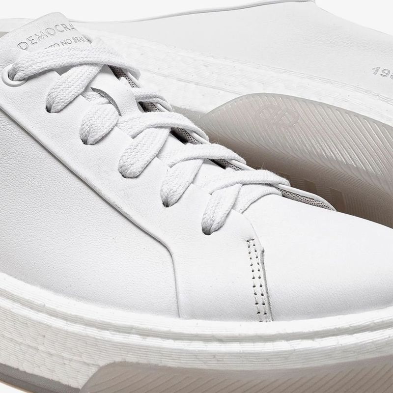 tênis casual masculino n°43 democrata pulse beat branco (mp)
