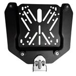 baú moto traseiro gp tech alumínio 45 litros preto (mp)