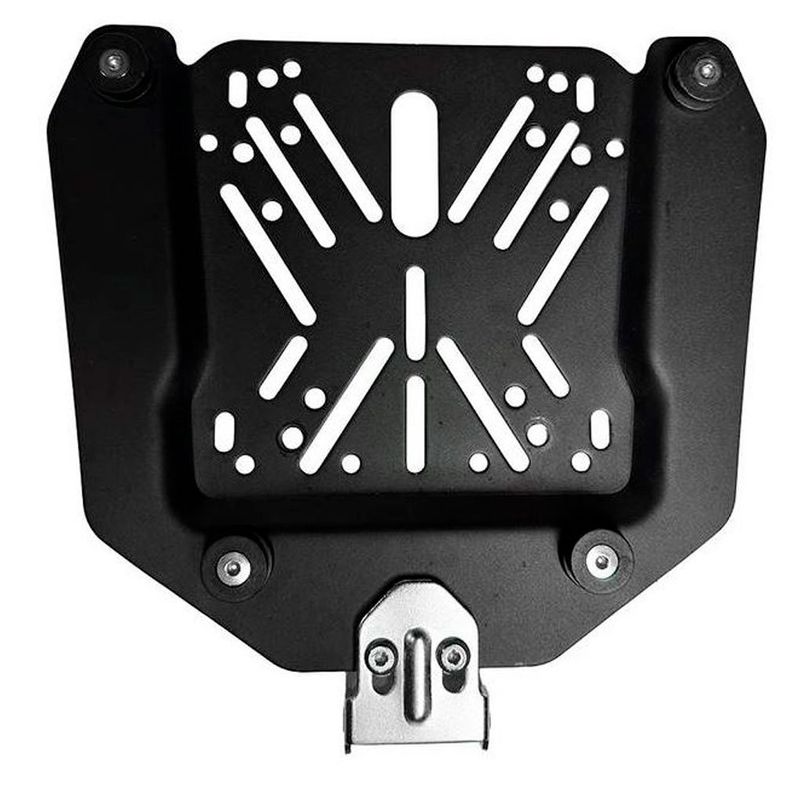 baú moto traseiro gp tech alumínio 45 litros preto (mp)