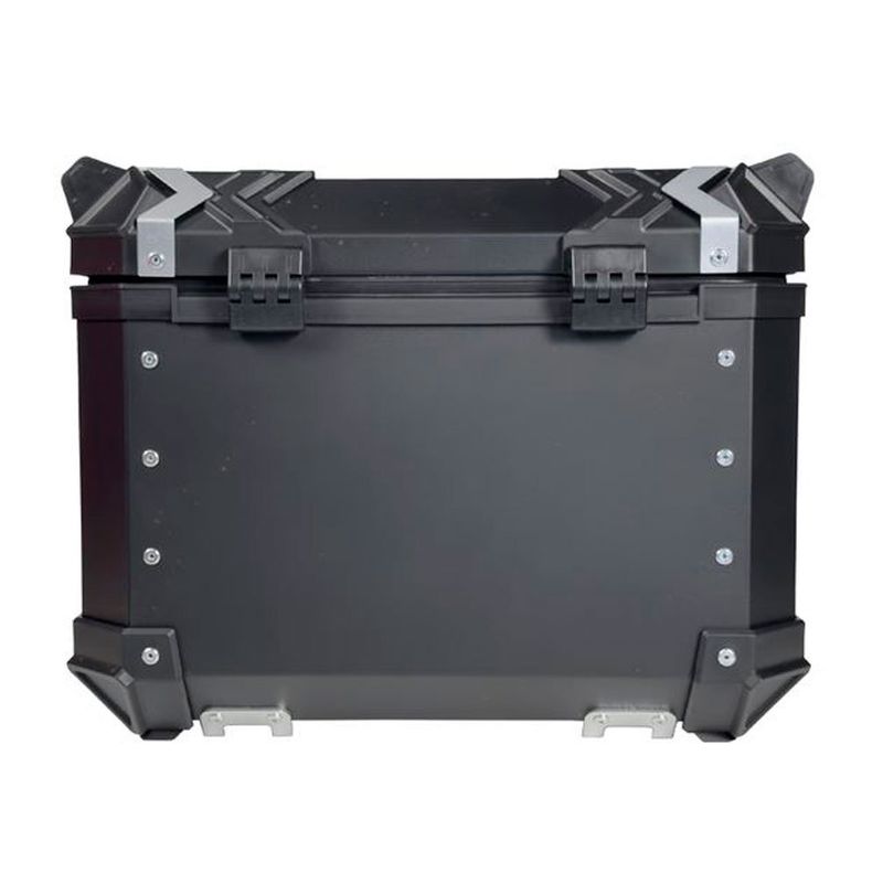 baú moto traseiro gp tech alumínio 45 litros preto (mp)