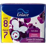 absorvente enlace suave com abas 8 unidades