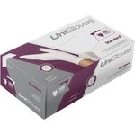 luva latex uniglovres tamanho m 100 unidades