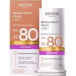 multiprotetor facial stick labotrat dermo sun fps80 bege média15g