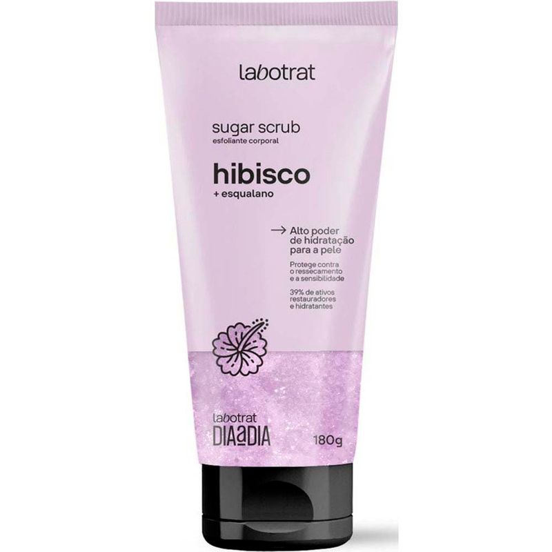 esfoliante sugar scrub labotrat hibisco 180g