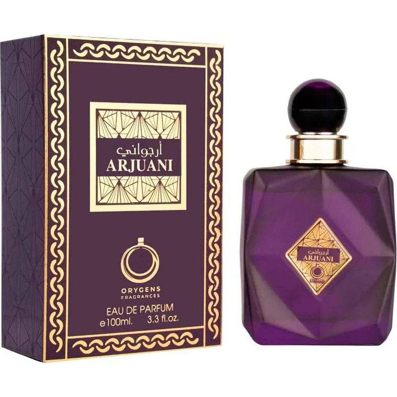 perfume feminino árabe arjuani orygens fragrances 100ml