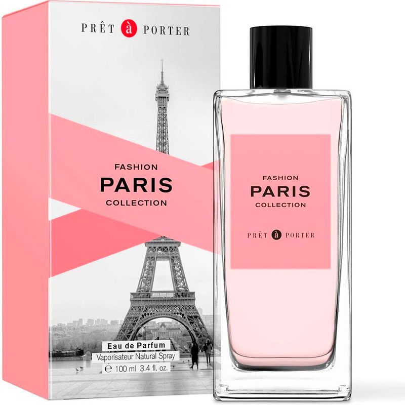 perfume feminino prêt à porter fashion paris collection eau de parfum 100ml