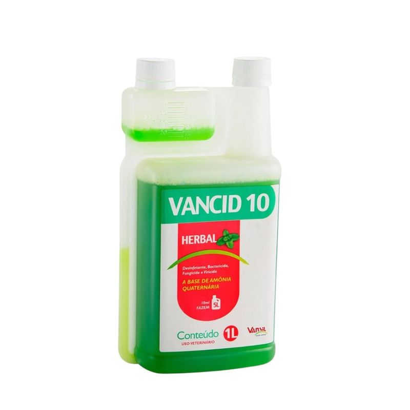desinfetante bactericida vancid 10 herbal vansil 1 litro (mp)