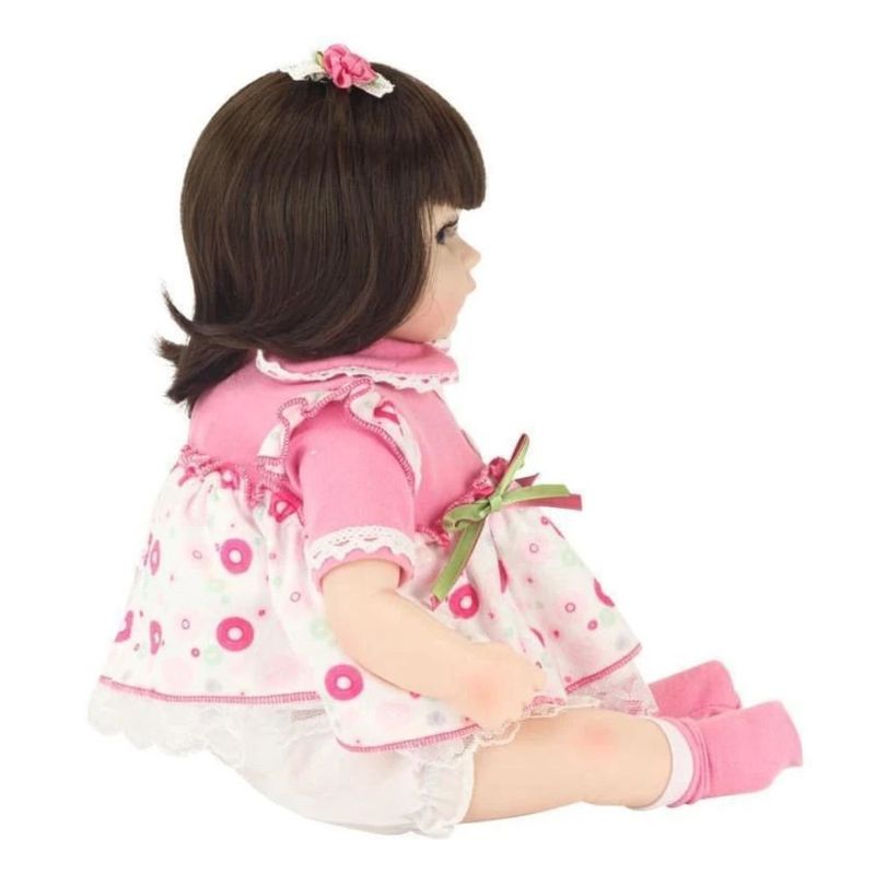 boneca realista bbr toys com vestido 42cm r3491 (mp)
