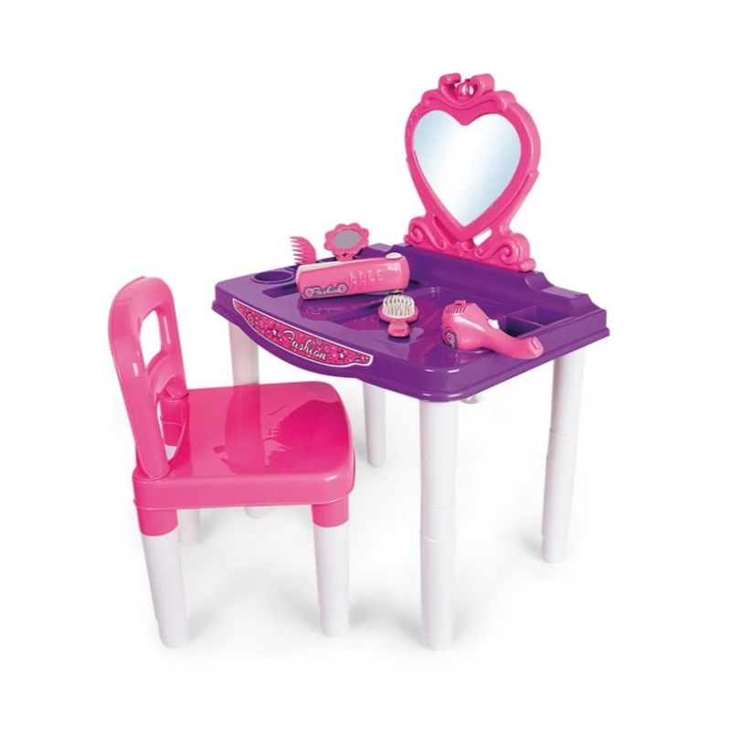 penteadeira infantil poliplac com cadeira 7263 (mp)