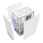 gabinete gamer darkflash a290 matx lateral em vidro temperado a290 branco (mp)