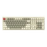 teclado gamer aigo usb-c mecânico rgb fg108 retrô cinza (mp)