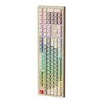 teclado gamer aigo usb-c mecânico rgb fg108 retrô cinza (mp)