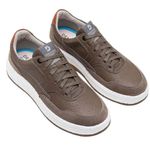 tênis casual masculino n° 40 democrata denim drake pulse marrom (mp)